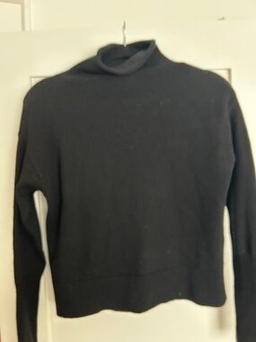 Wilfred Classic Black Turtleneck Sweater